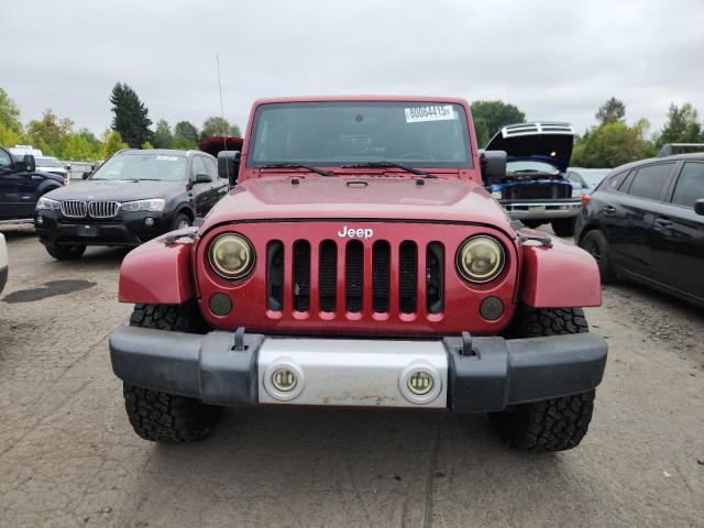 1C4HJWEG0CL207550 - 2012 JEEP WRANGLER U SAHARA Bordo foto 5