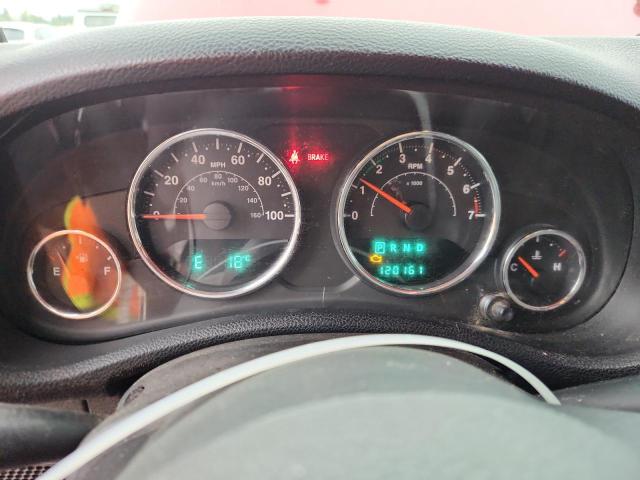 1C4HJWEG0CL207550 - 2012 JEEP WRANGLER U SAHARA Bordo foto 9