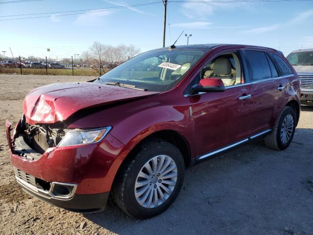 2LMDJ6JK8EBL08122 - 2014 LINCOLN MKX RED photo 1