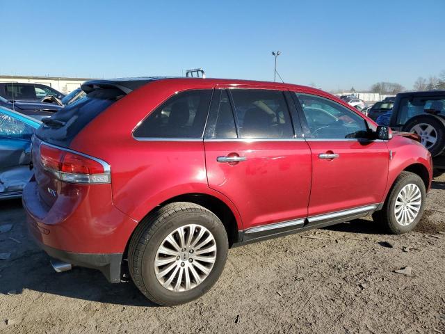 2LMDJ6JK8EBL08122 - 2014 LINCOLN MKX RED photo 3