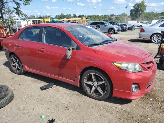 2T1BU4EE3DC031876 - 2013 TOYOTA COROLLA BASE 红色 照片 4