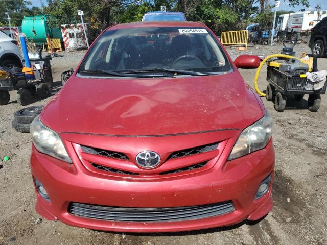 2T1BU4EE3DC031876 - 2013 TOYOTA COROLLA BASE 红色 照片 5