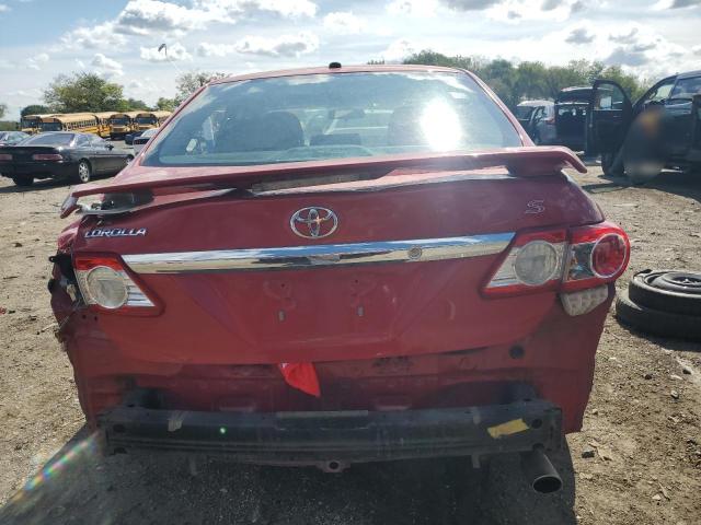 2T1BU4EE3DC031876 - 2013 TOYOTA COROLLA BASE 红色 照片 6