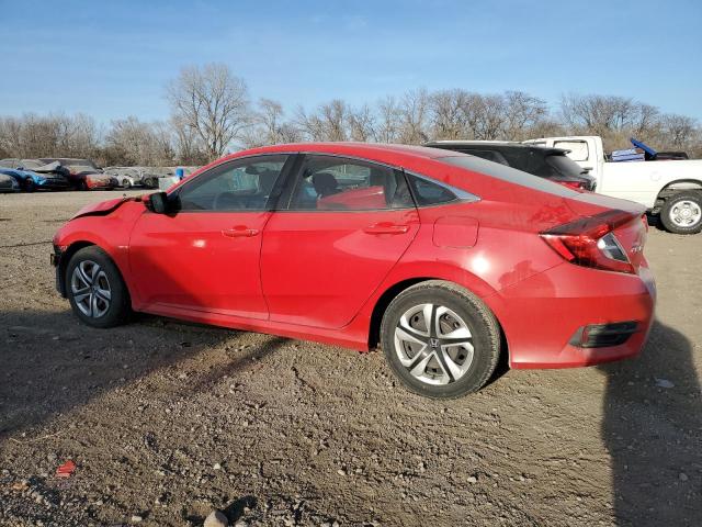 2HGFC2F53JH529358 - 2018 HONDA CIVIC LX RED photo 2