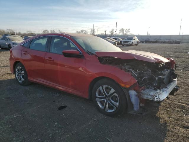 2HGFC2F53JH529358 - 2018 HONDA CIVIC LX RED photo 4