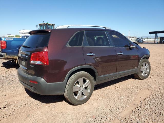 5XYKUDA20DG393664 - 2013 KIA SORENTO EX PURPLE photo 3