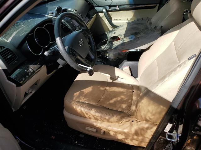 5XYKUDA20DG393664 - 2013 KIA SORENTO EX PURPLE photo 7