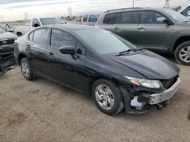 19XFB2E59FE026441 - 2015 HONDA CIVIC LX BLACK photo 4