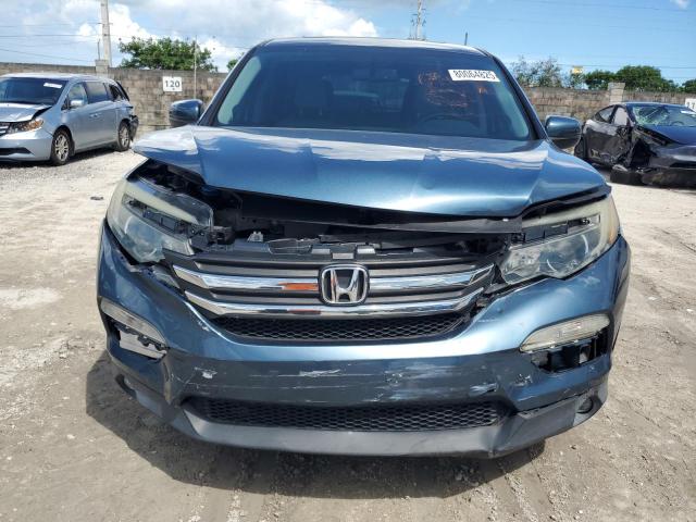 5FNYF5H53HB040469 - 2017 HONDA PILOT EXL BLUE photo 5