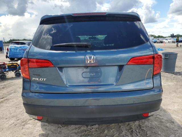 5FNYF5H53HB040469 - 2017 HONDA PILOT EXL BLUE photo 6