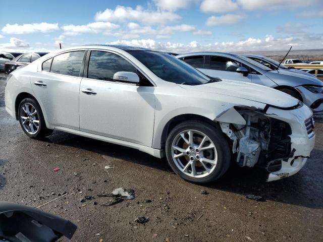 1N4AA5AP5EC450507 - 2014 NISSAN MAXIMA S WHITE photo 4