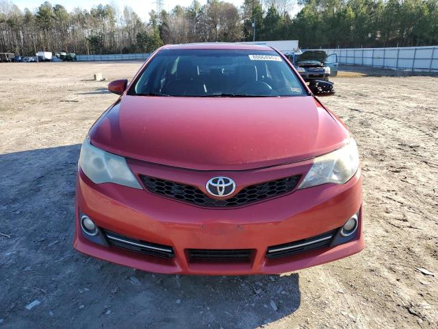 4T1BF1FK4EU747117 - 2014 TOYOTA CAMRY L RED photo 5