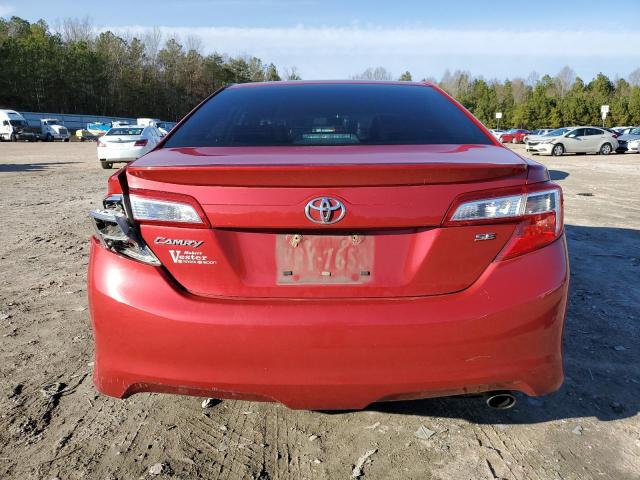 4T1BF1FK4EU747117 - 2014 TOYOTA CAMRY L RED photo 6