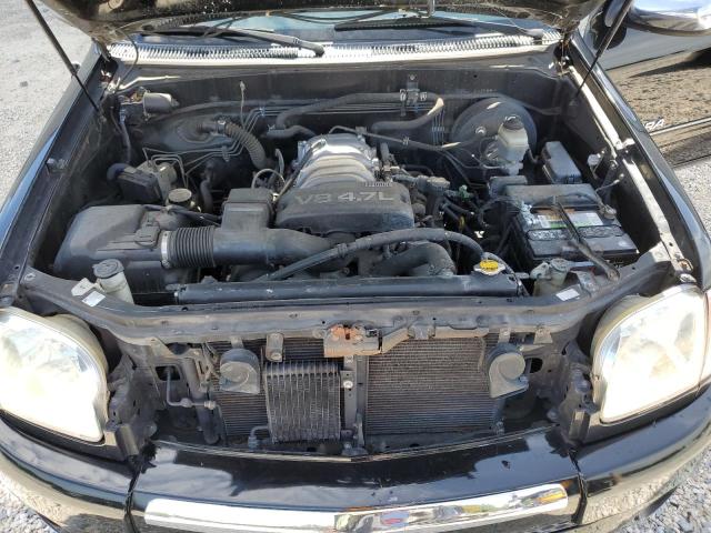 5TBET34184S437693 - 2004 TOYOTA TUNDRA DOUBLE CAB SR5 BLACK photo 11