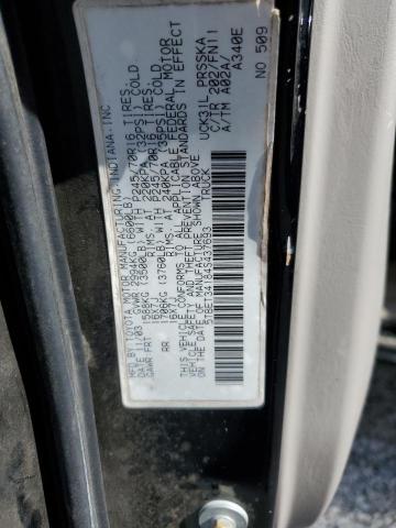 5TBET34184S437693 - 2004 TOYOTA TUNDRA DOUBLE CAB SR5 BLACK photo 12