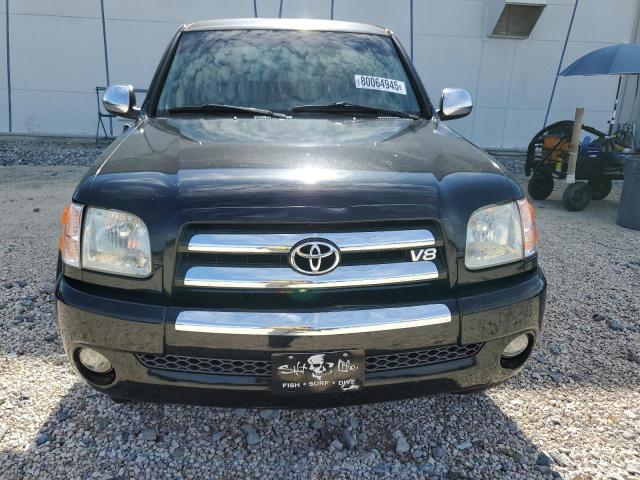5TBET34184S437693 - 2004 TOYOTA TUNDRA DOUBLE CAB SR5 BLACK photo 5