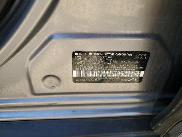 JA4AZ3A31JZ042706 - 2018 MITSUBISHI OUTLANDER SE 灰色 照片 12