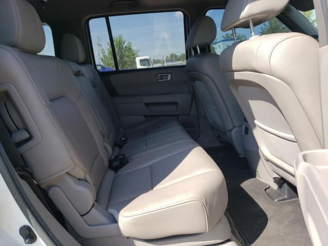 5FNYF4H56DB501197 - 2013 HONDA PILOT EXL თეთრი ფოტო 11