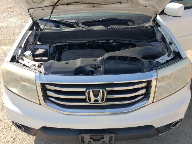 5FNYF4H56DB501197 - 2013 HONDA PILOT EXL თეთრი ფოტო 12