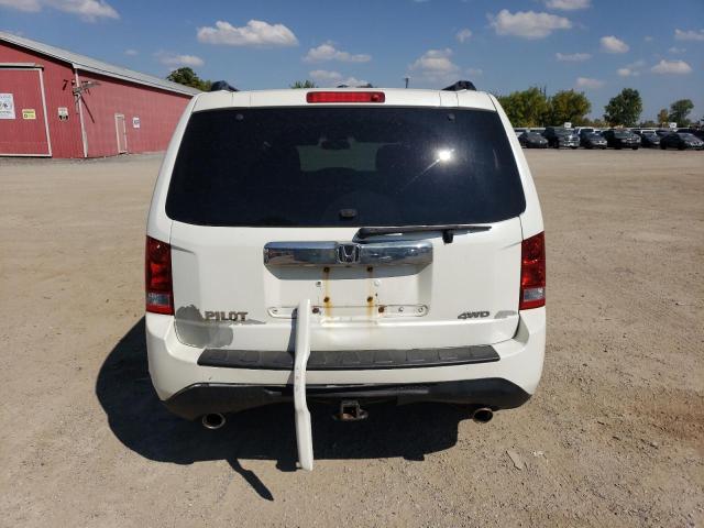 5FNYF4H56DB501197 - 2013 HONDA PILOT EXL თეთრი ფოტო 6