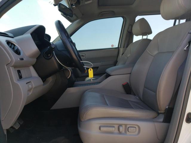 5FNYF4H56DB501197 - 2013 HONDA PILOT EXL თეთრი ფოტო 7