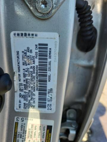 1NXBR32E48Z994094 - 2008 TOYOTA COROLLA CE SILVER photo 12