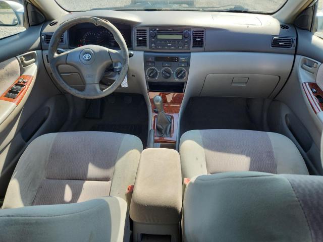 1NXBR32E48Z994094 - 2008 TOYOTA COROLLA CE SILVER photo 8