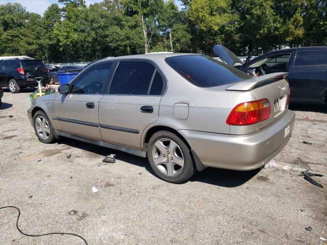 1HGEJ6673YL053815 - 2000 HONDA CIVIC LX GOLD photo 2