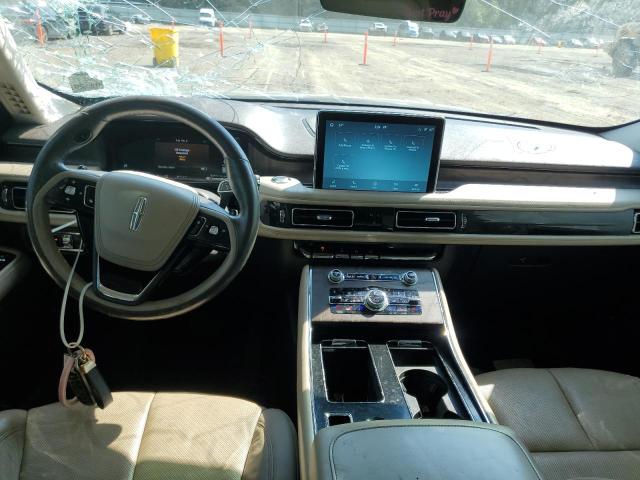 5LM5J7WCXLGL34974 - 2020 LINCOLN AVIATOR RESERVE Czarny zdjęcie 8