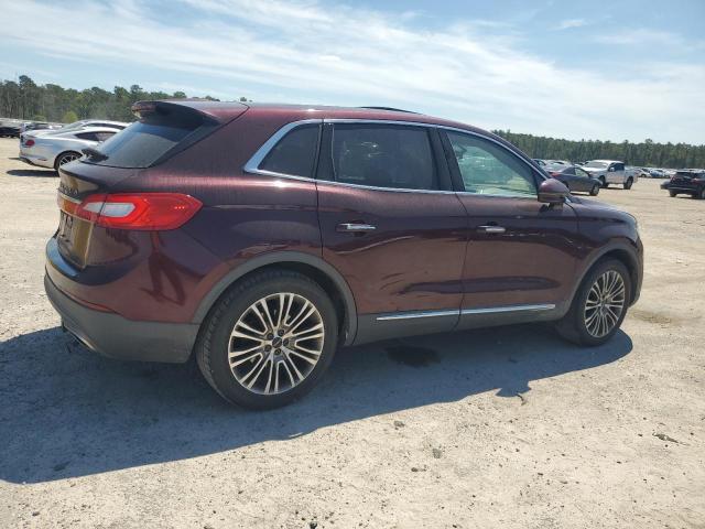 2LMPJ6LR7HBL31404 - 2017 LINCOLN MKX RESERVE Granate foto 3