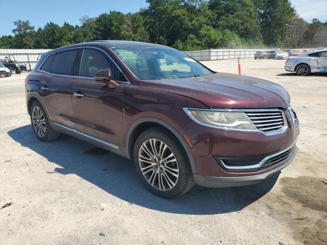 2LMPJ6LR7HBL31404 - 2017 LINCOLN MKX RESERVE Granate foto 4