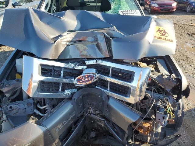 1FMCU9DG4CKC69801 - 2012 FORD ESCAPE XLT ნაცრისფერი ფოტო 12