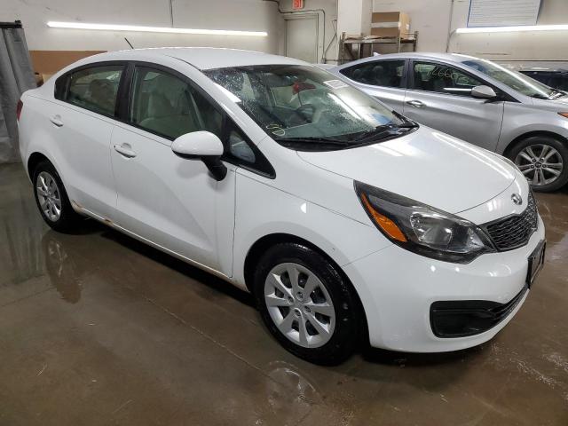 KNADM4A34D6223700 - 2013 KIA RIO LX WHITE photo 4