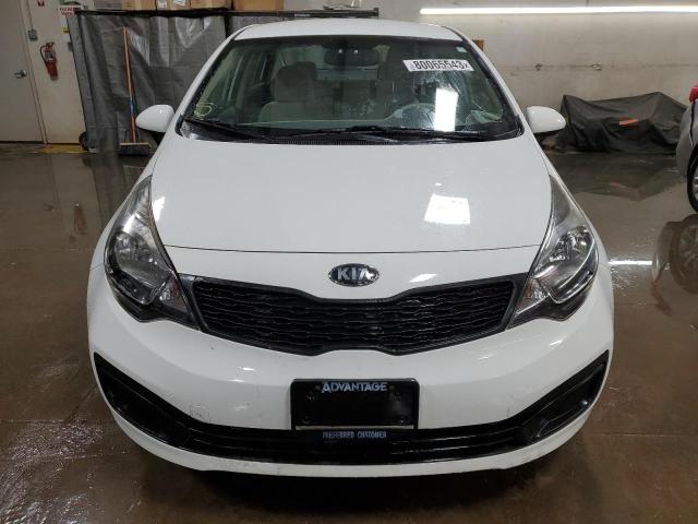 KNADM4A34D6223700 - 2013 KIA RIO LX WHITE photo 5