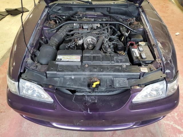 1FALP42X0TF187256 - 1996 FORD MUSTANG GT PURPLE photo 11