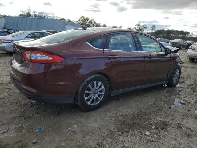 3FA6P0G79FR157873 - 2015 FORD FUSION S BURGUNDY photo 3