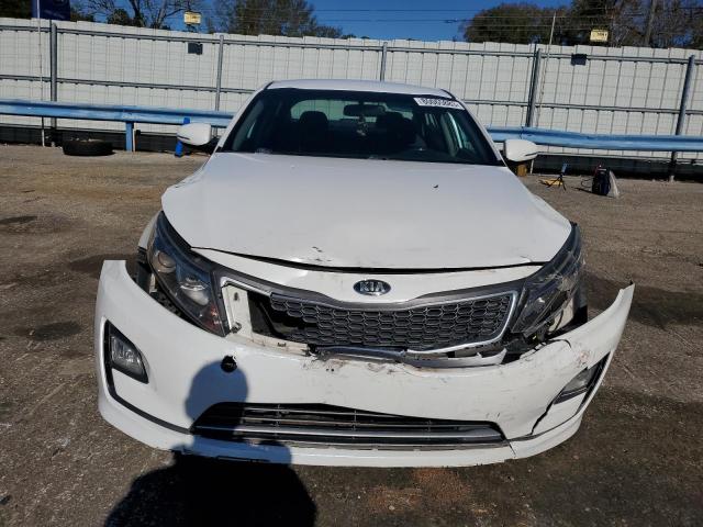 KNAGM4AD4F5090919 - 2015 KIA OPTIMA HYBRID WHITE photo 5