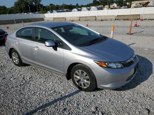 19XFB2F5XCE026202 - 2012 HONDA CIVIC LX SILVER photo 4