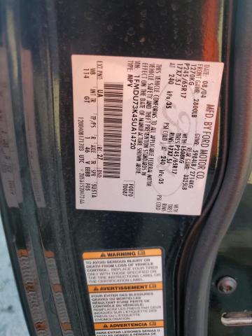 1FMDU73K45UA14720 - 2005 FORD EXPLORER XLT 黑色 照片 12