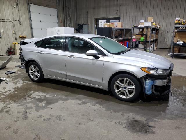 3FA6P0HD6JR222479 - 2018 FORD FUSION SE SILVER photo 4