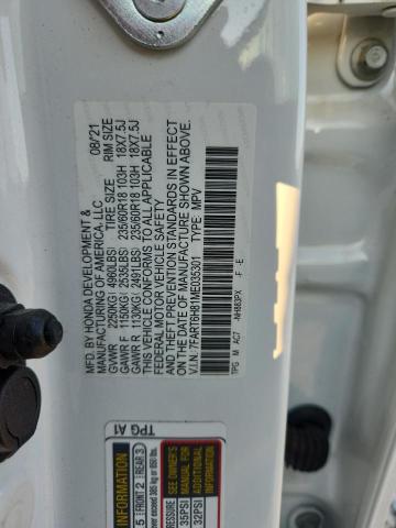 7FART6H81ME035301 - 2021 HONDA CR-V EXL 白色 照片 14