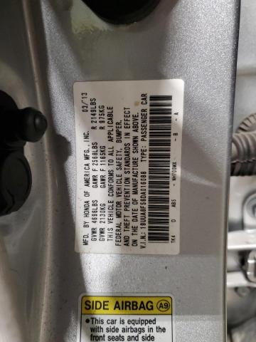 19UUA8F56DA016088 - 2013 ACURA TL TECH SILVER photo 12