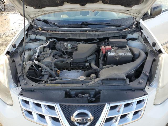 JN8AS5MT8BW185967 - 2011 NISSAN ROGUE S WHITE photo 11