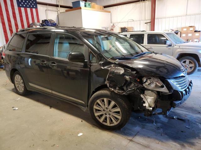 5TDDK3DC5BS024215 - 2011 TOYOTA SIENNA XLE BLACK photo 4