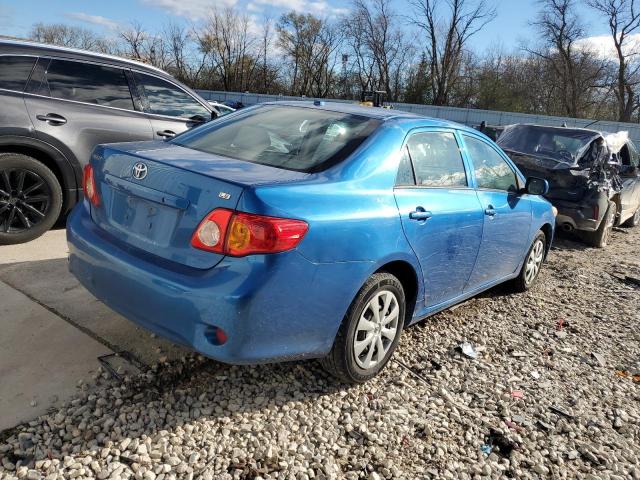 2T1BU4EE6AC377724 - 2010 TOYOTA COROLLA BASE BLUE photo 3