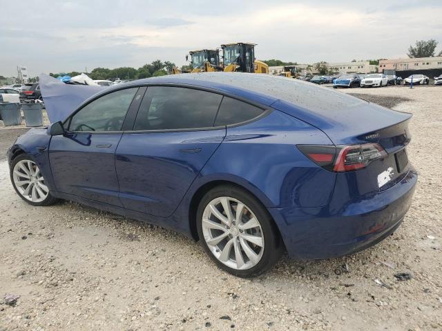 5YJ3E1EC7LF586841 - 2020 TESLA MODEL 3 蓝色 照片 2