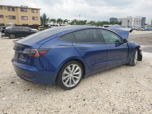 5YJ3E1EC7LF586841 - 2020 TESLA MODEL 3 蓝色 照片 3