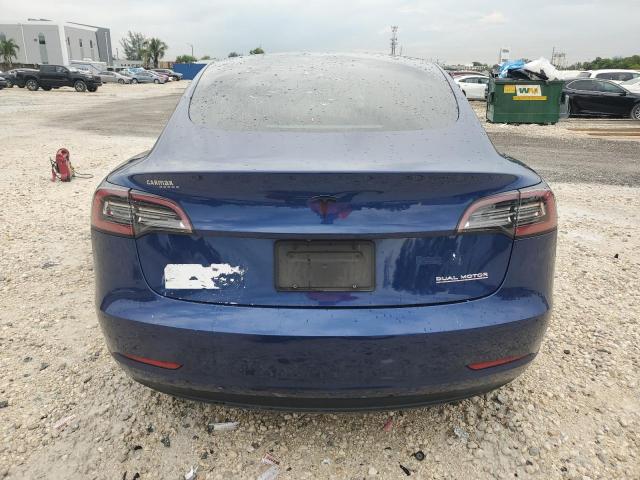 5YJ3E1EC7LF586841 - 2020 TESLA MODEL 3 蓝色 照片 6