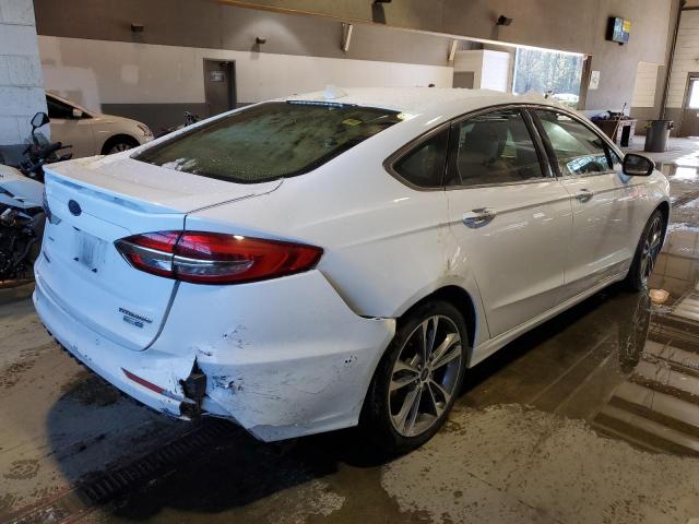 3FA6P0D93LR128175 - 2020 FORD FUSION TITANIUM WHITE photo 3