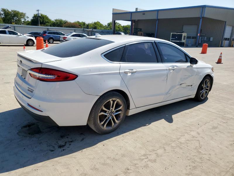 3FA6P0RU2KR223693 - 2019 FORD FUSION TITANIUM Weiß Foto 3